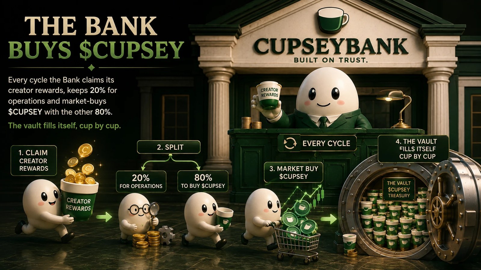 THE BANK BUYS $CUPSEY