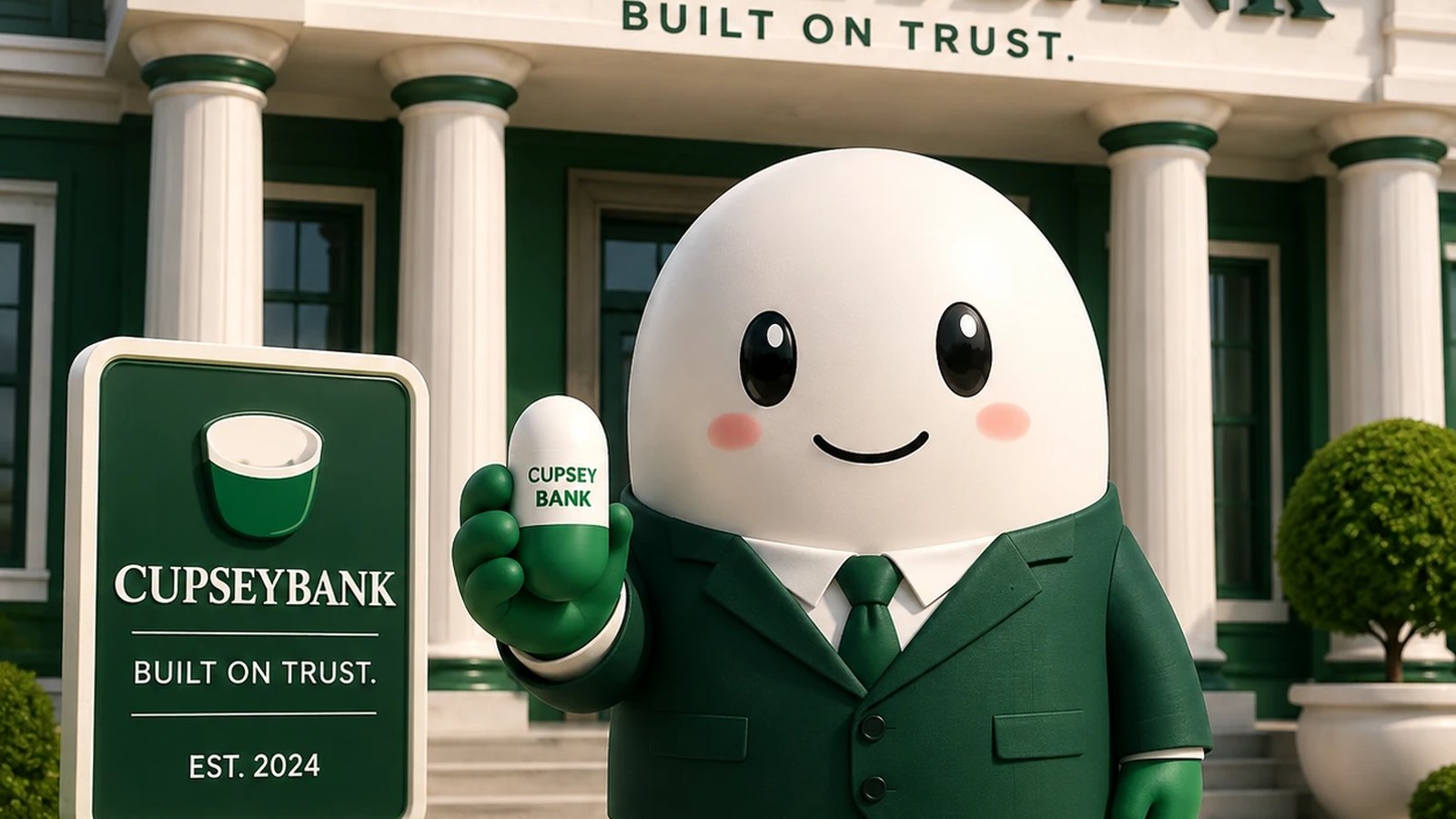 $CUPSEYBANK — built on trust